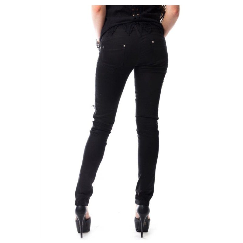 Women Remission Ladies Pants With Zipper Emo Pant Women Gothic Pant